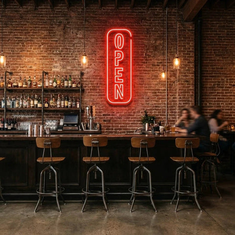 Open 5 Led Neon Sign Light