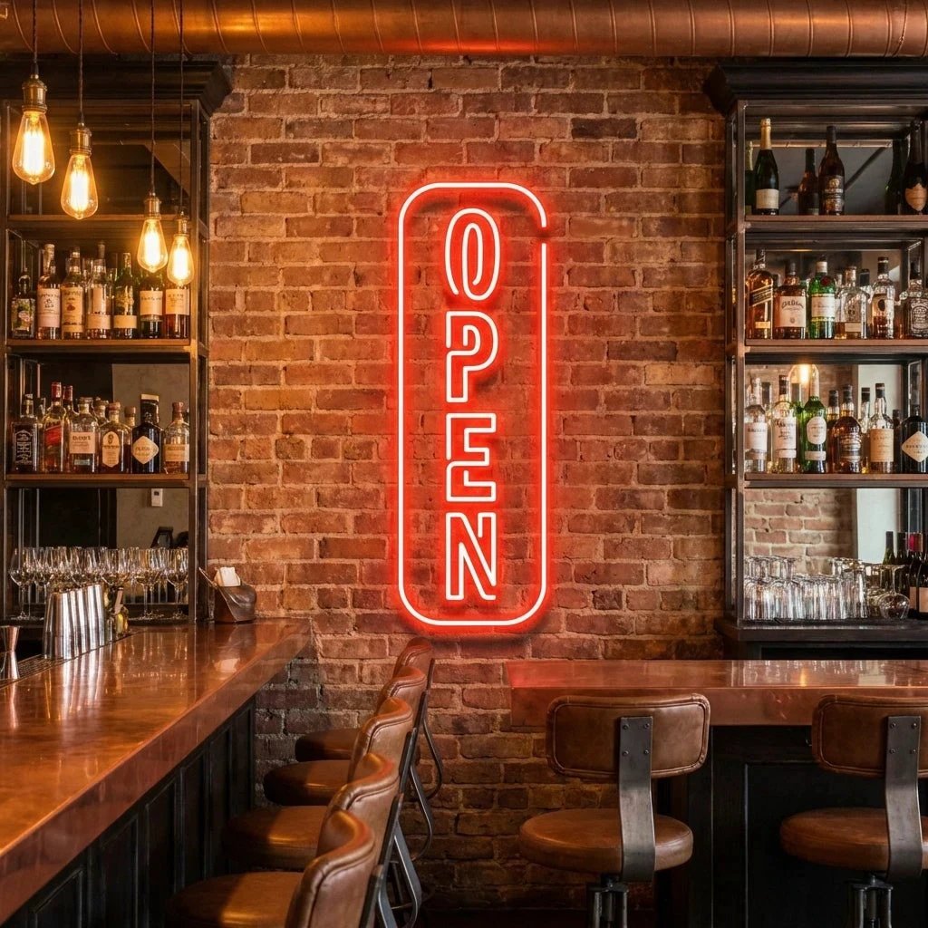 Open 5 Led Neon Sign Light