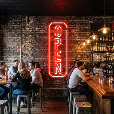 Open 5 Led Neon Sign Light