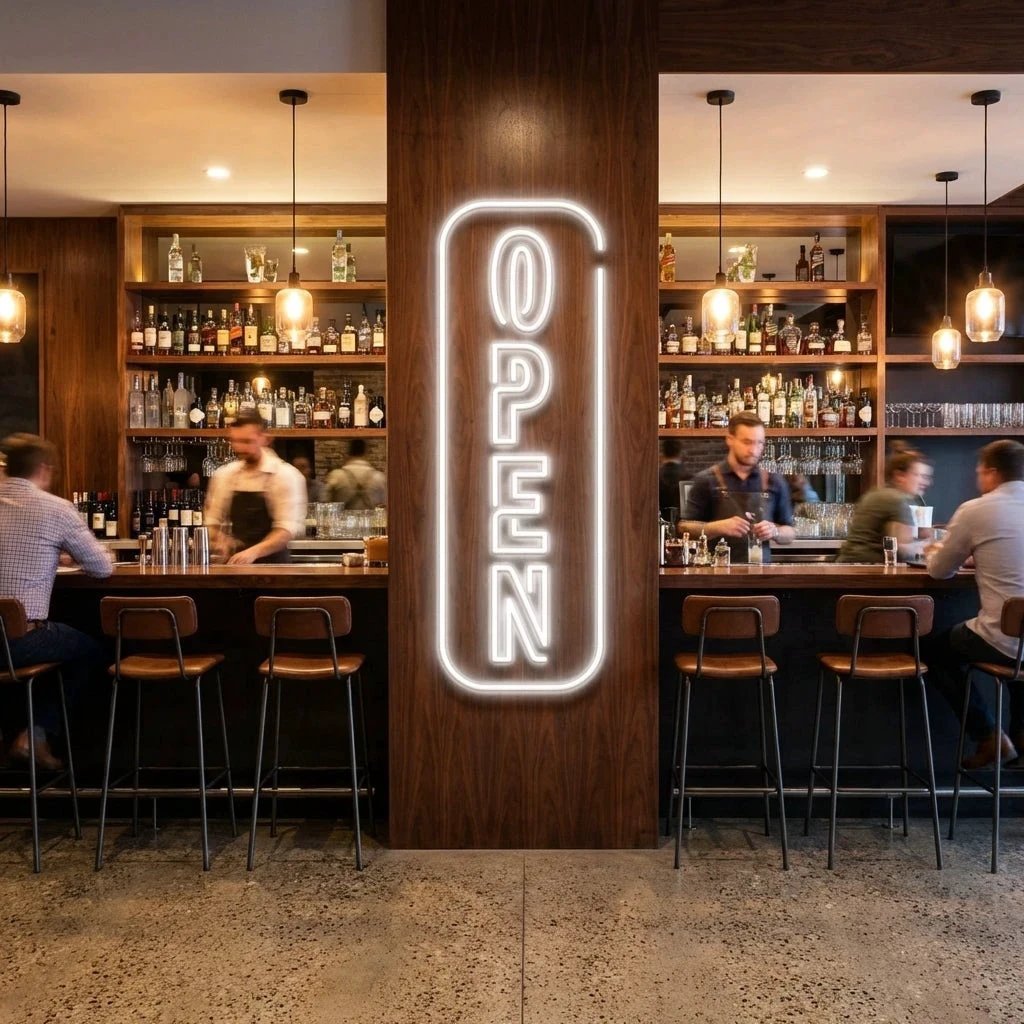 Open 5 Led Neon Sign Light