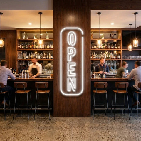 Open 5 Led Neon Sign Light