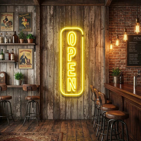 Open 5 Led Neon Sign Light
