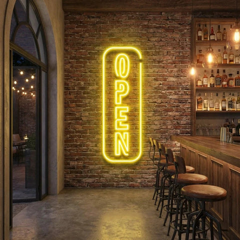 Open 5 Led Neon Sign Light