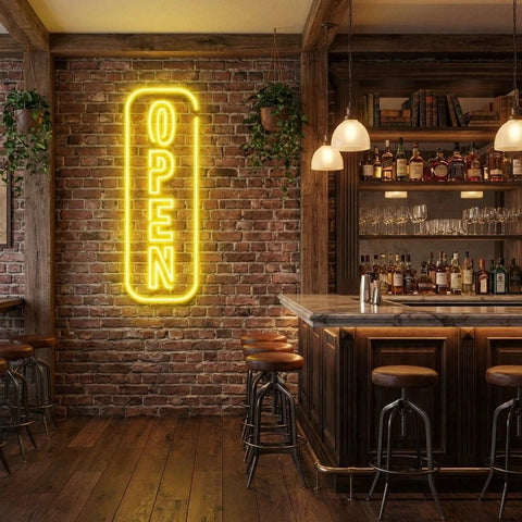 Open 5 Led Neon Sign Light
