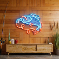 Orange Tail Fish LED Neon Sign Light Pop Art