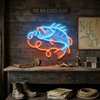 Orange Tail Fish LED Neon Sign Light Pop Art