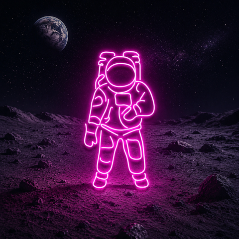 Astronaut Neon Sign