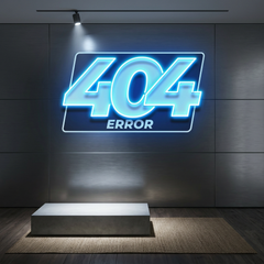 Page Not Found LED Neon Sign Light Pop Art