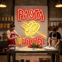 Pasta Club LED Neon Sign Light Pop Art