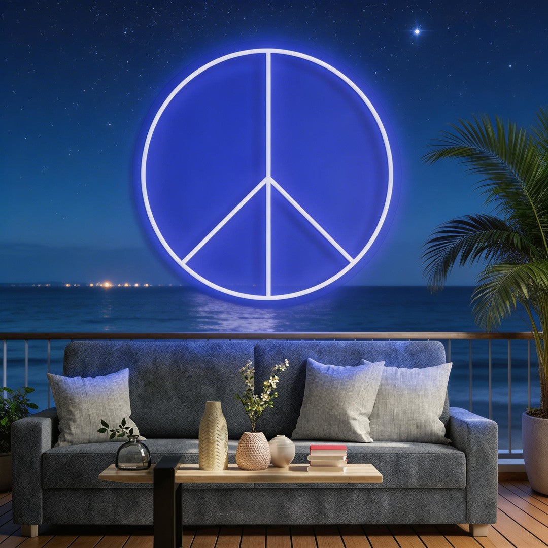 Peace Neon Sign