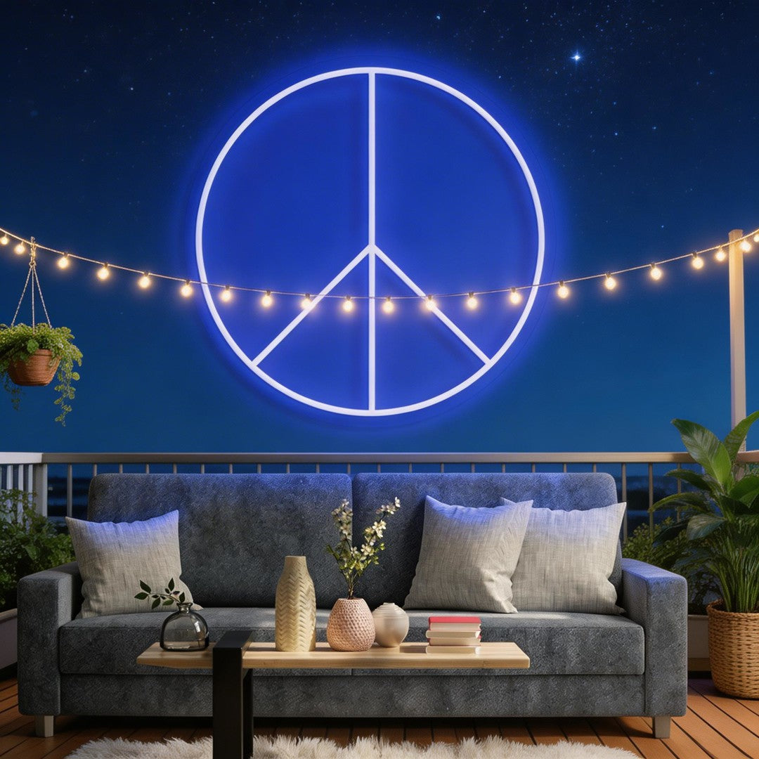 Peace Neon Sign