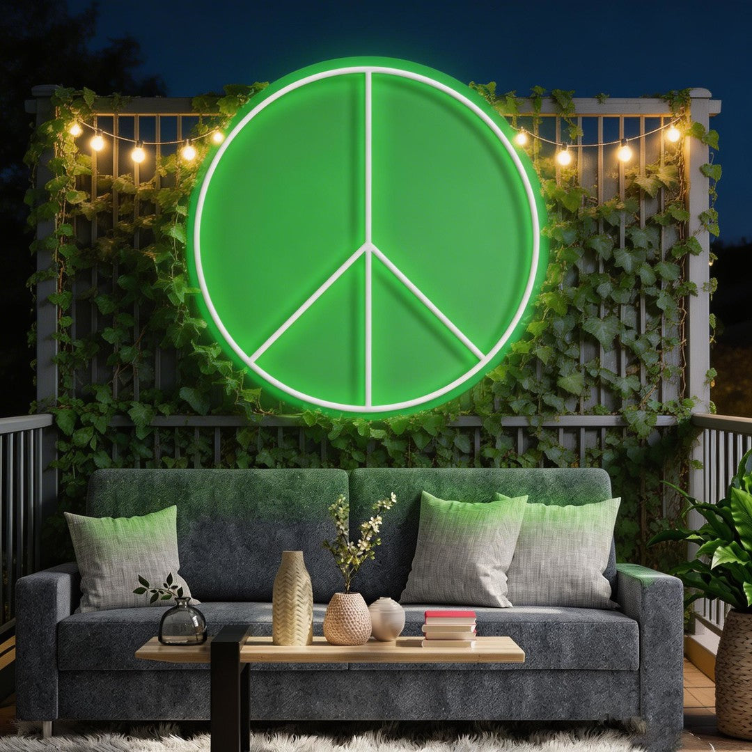 Peace Neon Sign