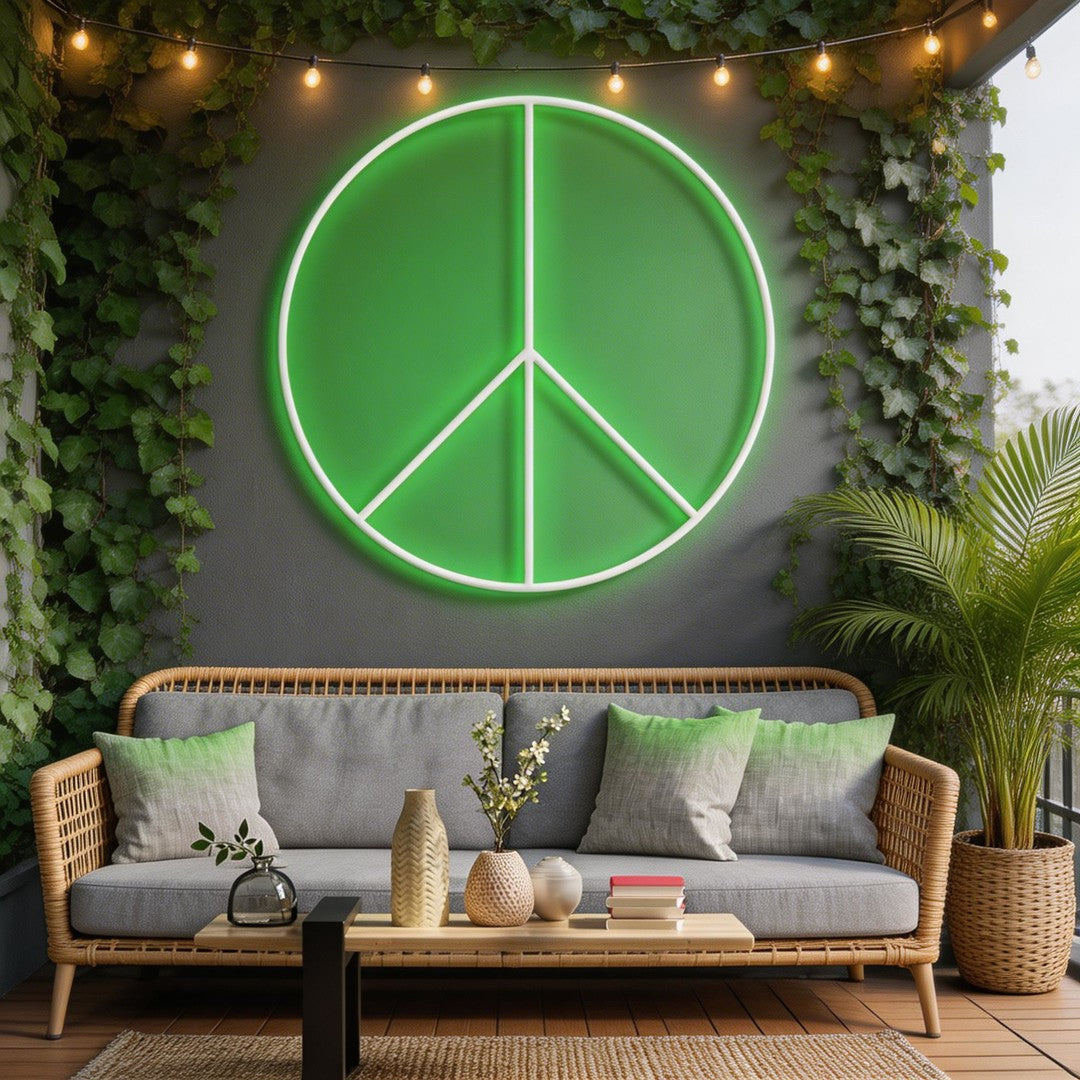 Peace Neon Sign