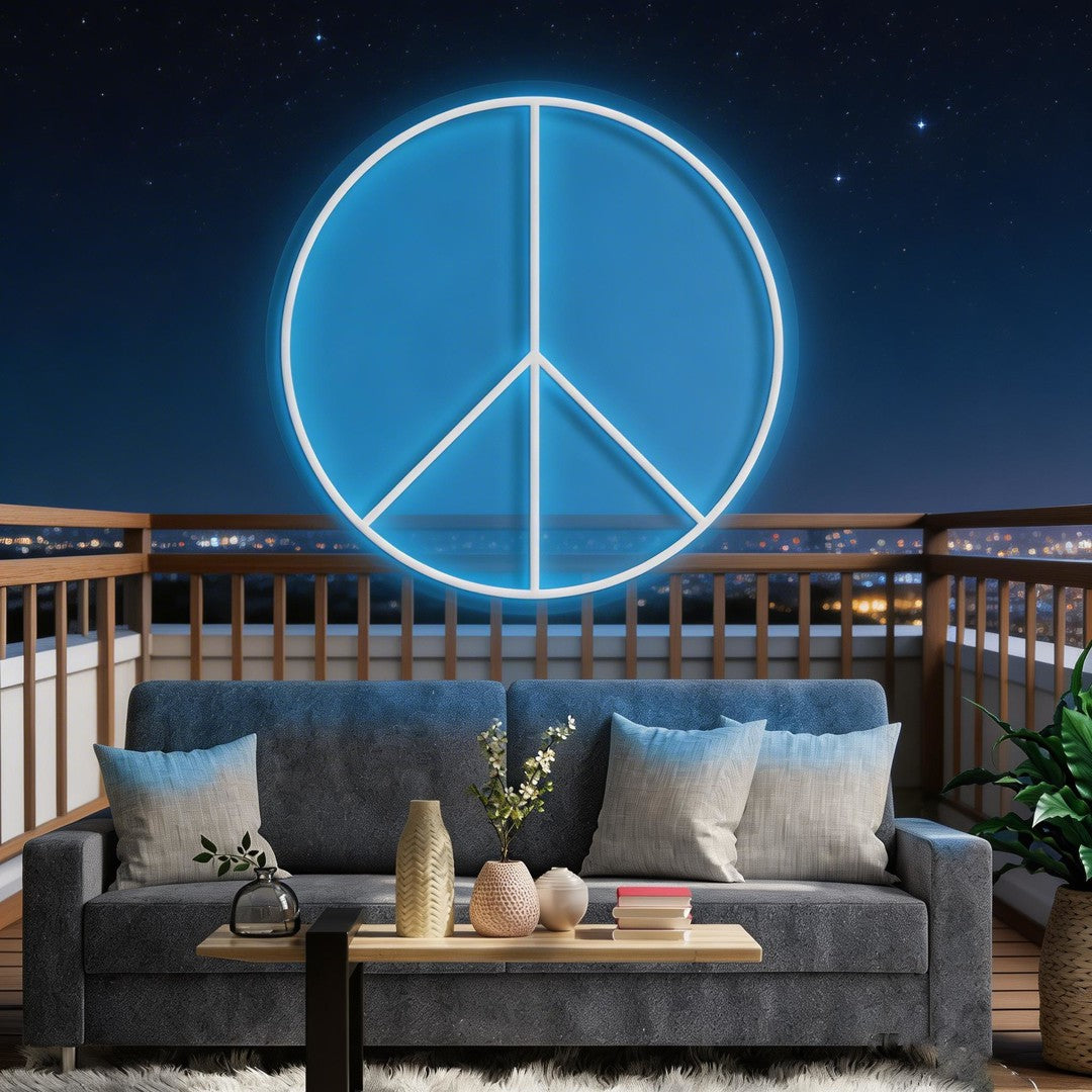 Peace Neon Sign