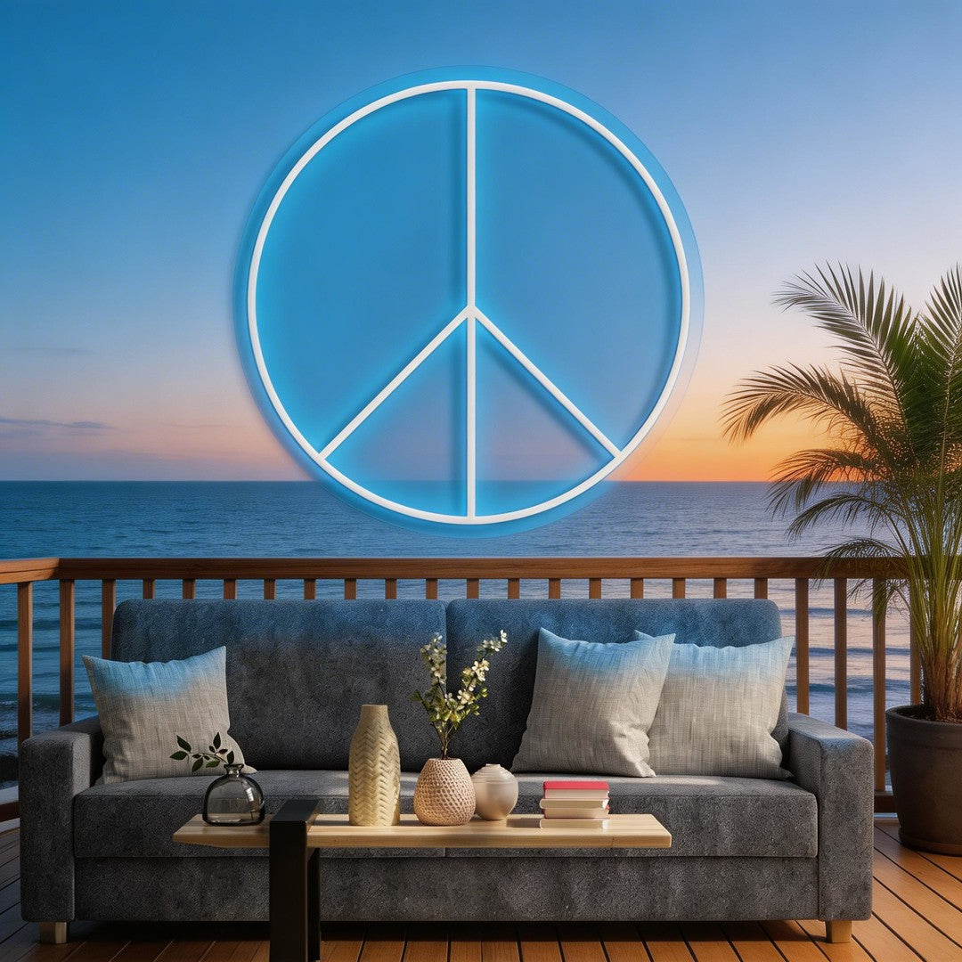 Peace Neon Sign