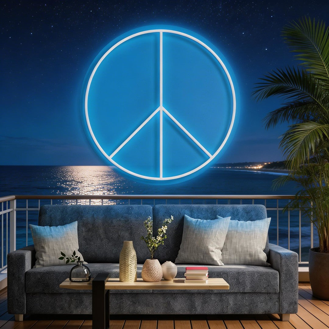 Peace Neon Sign