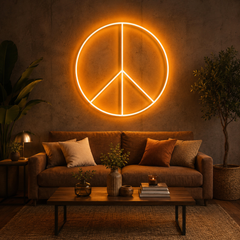 Peace Neon Sign
