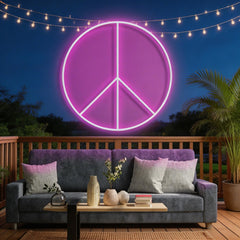 Peace Neon Sign