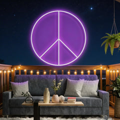 Peace Neon Sign