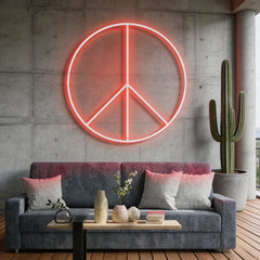 Peace Neon Sign