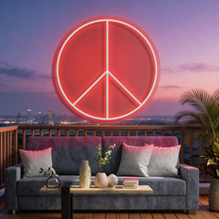 Peace Neon Sign