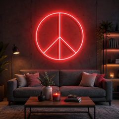 Peace Neon Sign
