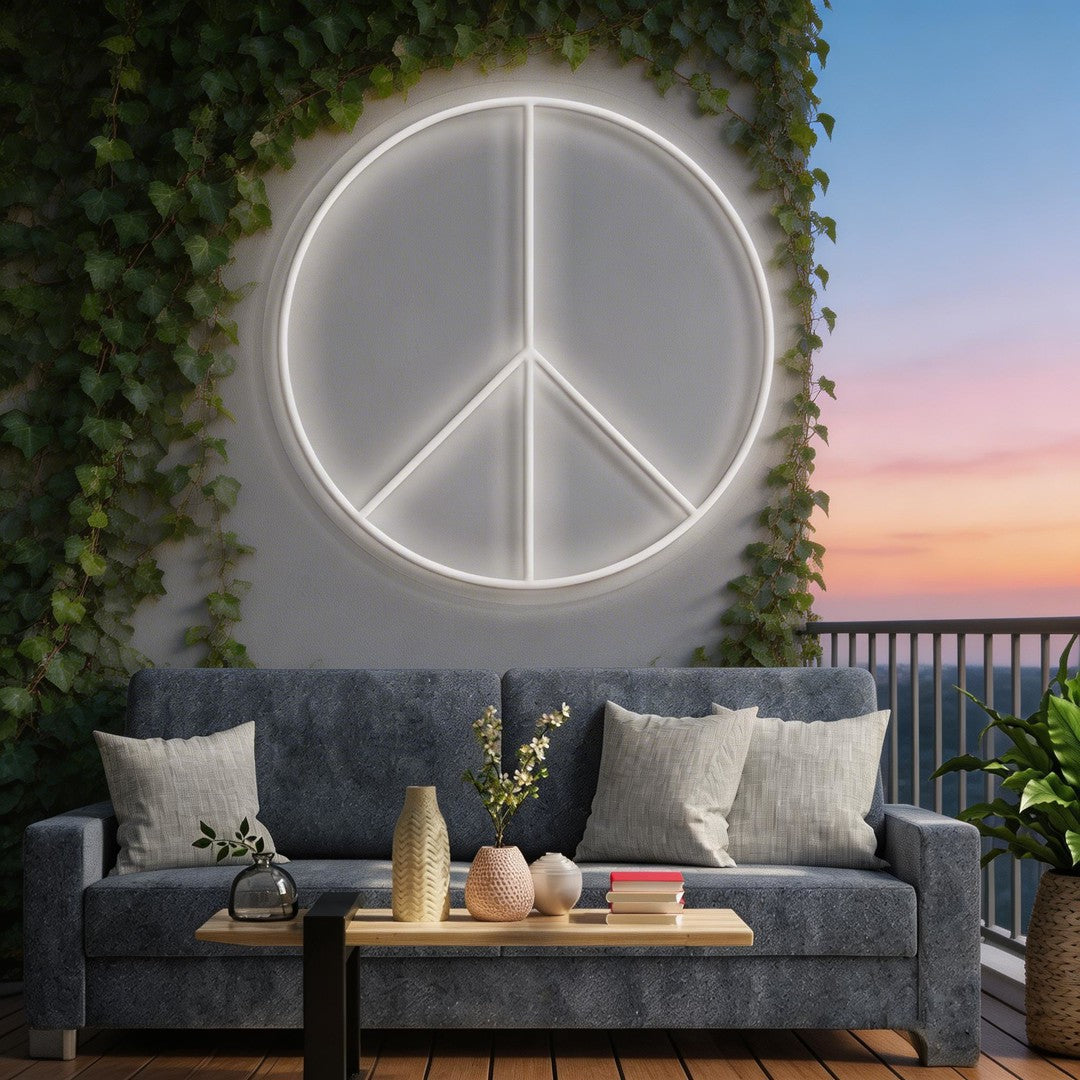 Peace Neon Sign