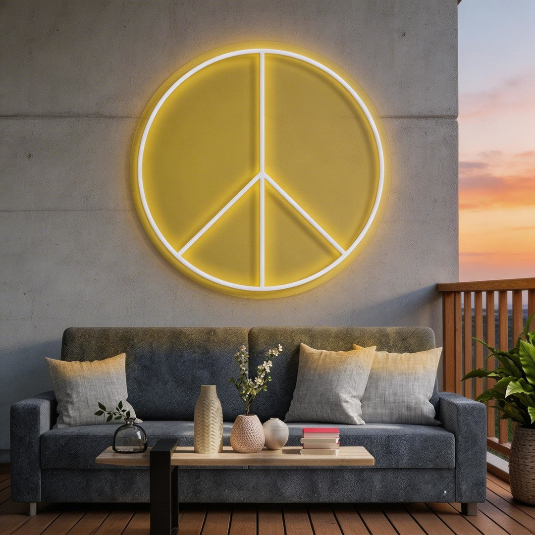 Peace Neon Sign