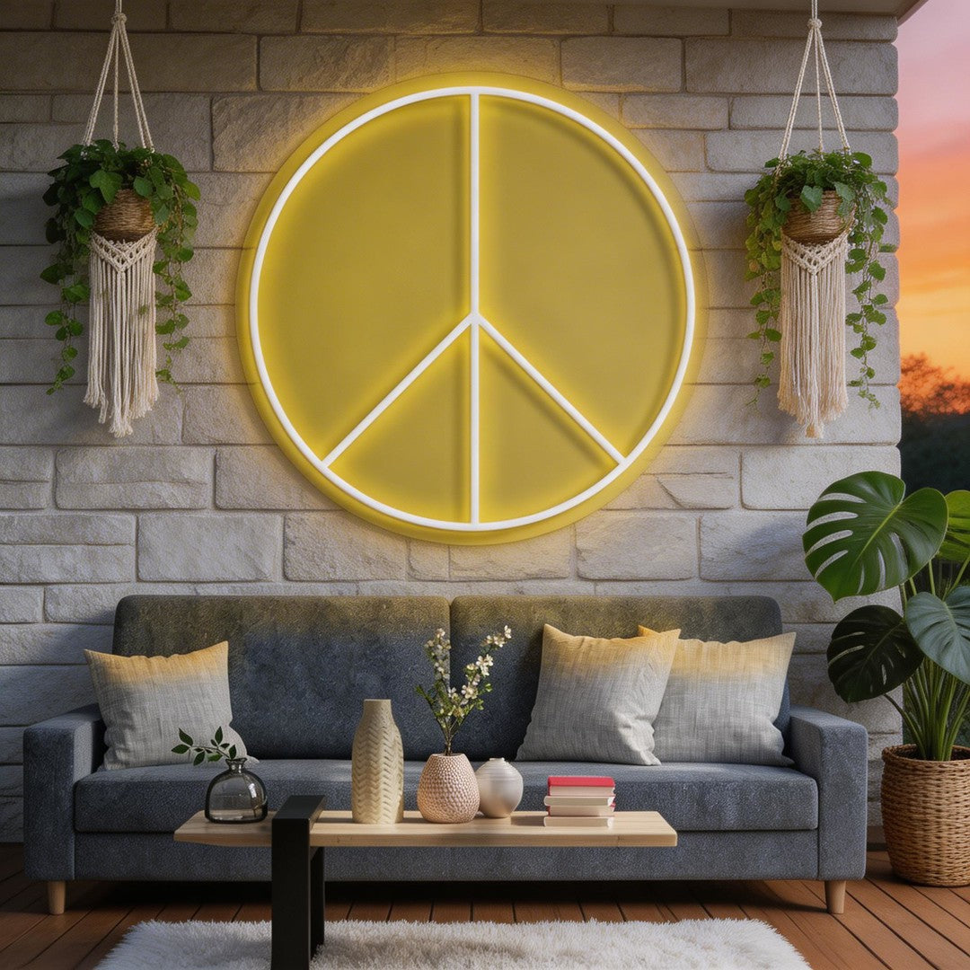 Peace Neon Sign