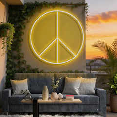 Peace Neon Sign