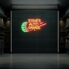 Personalized Garage Name Neon Sign Led Garage Neon Sign