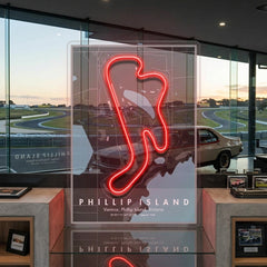 Phillip Island F1 Circuit LED Neon Sign Light Pop Art