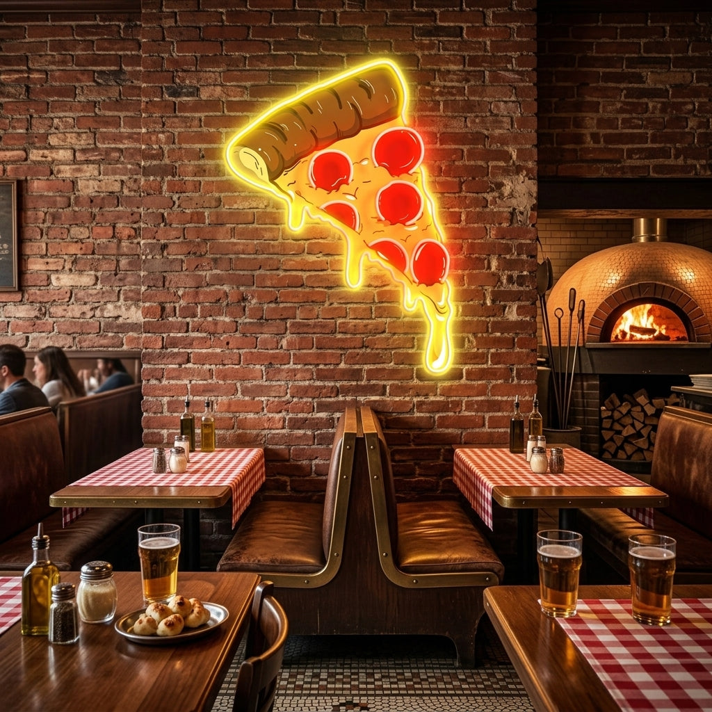 Pizza Art Work Led Neon Sign Light