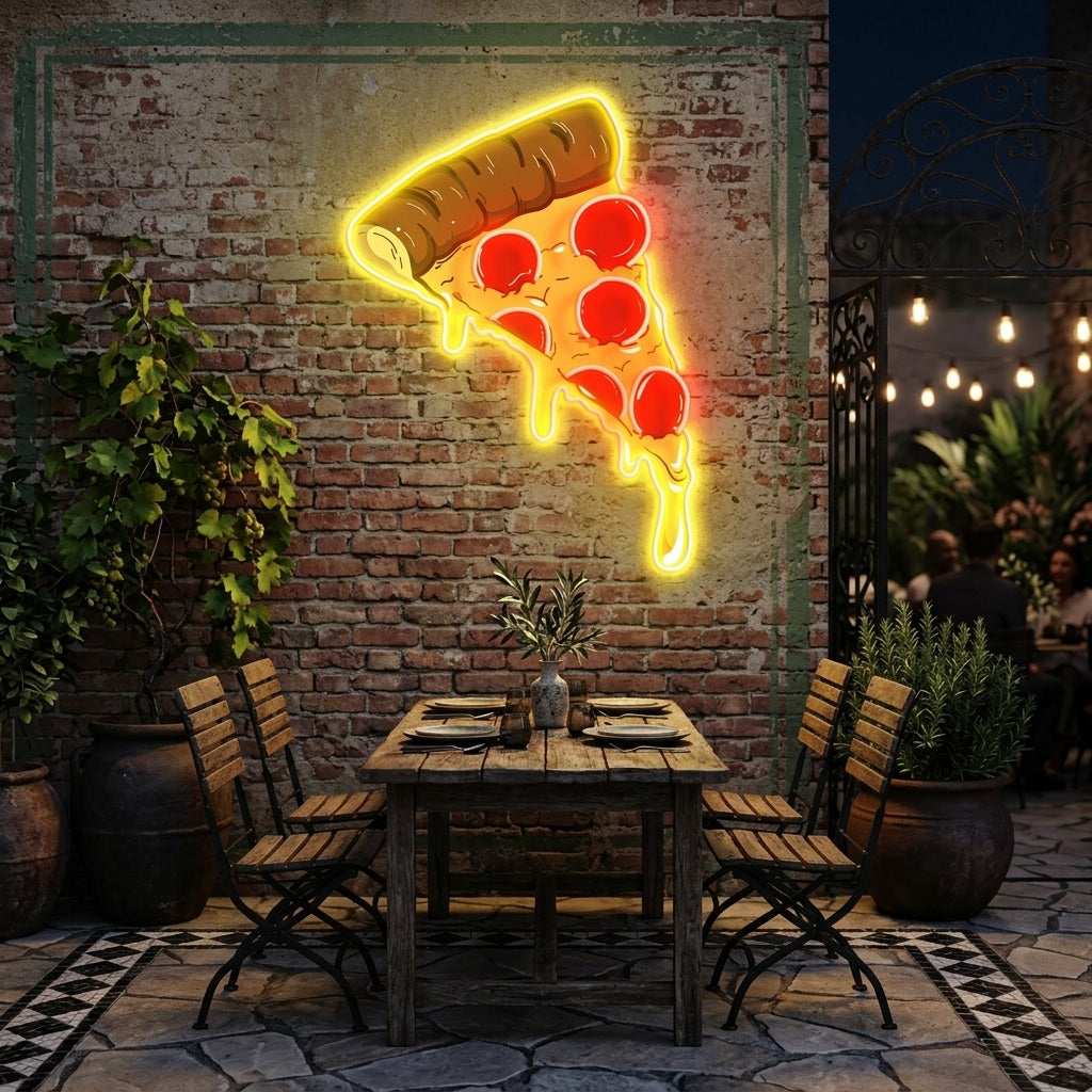 Pizza Art Work Led Neon Sign Light