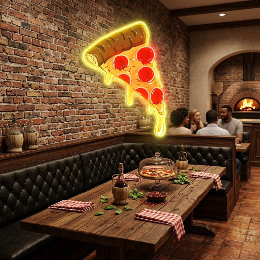 Pizza Art Work Led Neon Sign Light