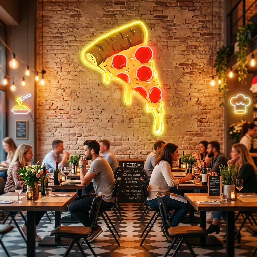 Pizza Art Work Led Neon Sign Light
