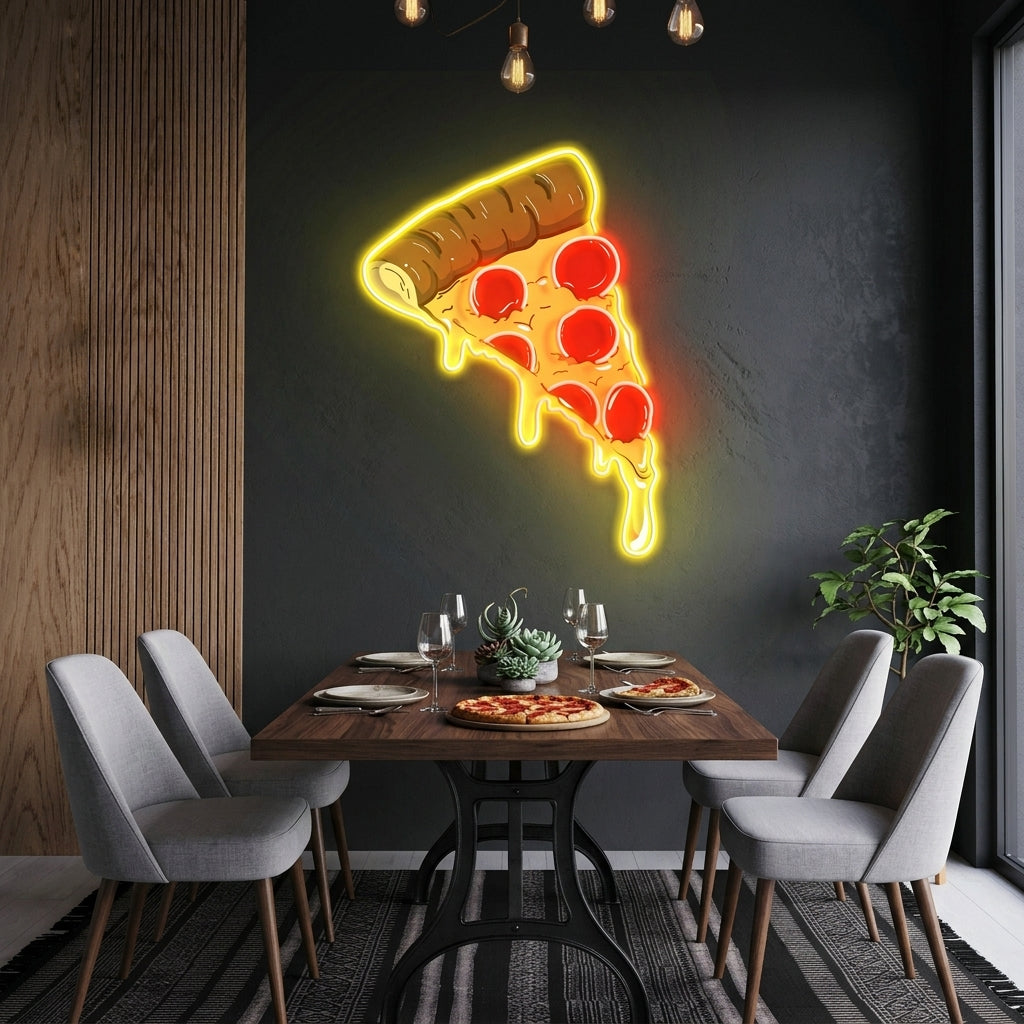 Pizza Art Work Led Neon Sign Light
