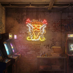 Pizza Gangster Artwork Led Neon Sign Light
