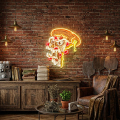 Pizza Monsters LED Neon Sign Light Pop Art