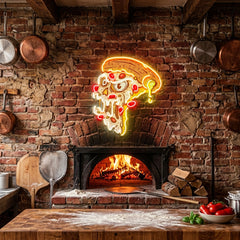 Pizza Monsters LED Neon Sign Light Pop Art