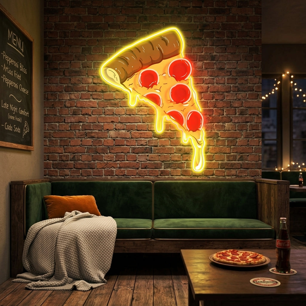 Pizza Art Work Led Neon Sign Light