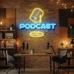 A Place to Talk Podcast Led Neon Sign Artwork