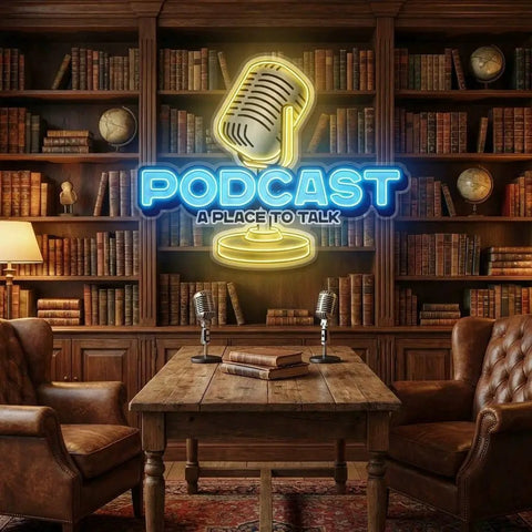 A Place to Talk Podcast Led Neon Sign Artwork