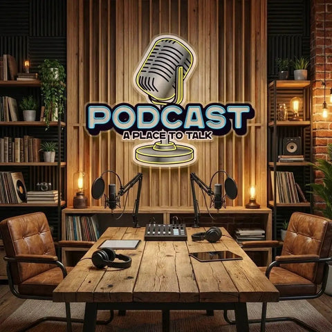 A Place to Talk Podcast Led Neon Sign Artwork