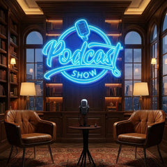 Podcast Show Artwork Led Neon Sign Light
