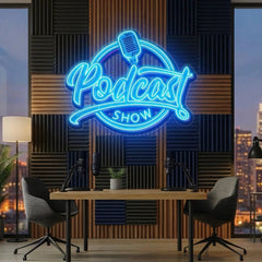 Podcast Show Artwork Led Neon Sign Light