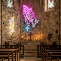 Praying Hands 1 Artwork Led Neon Sign Light