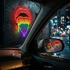 Pride Lips LED Neon Sign Light Pop Art
