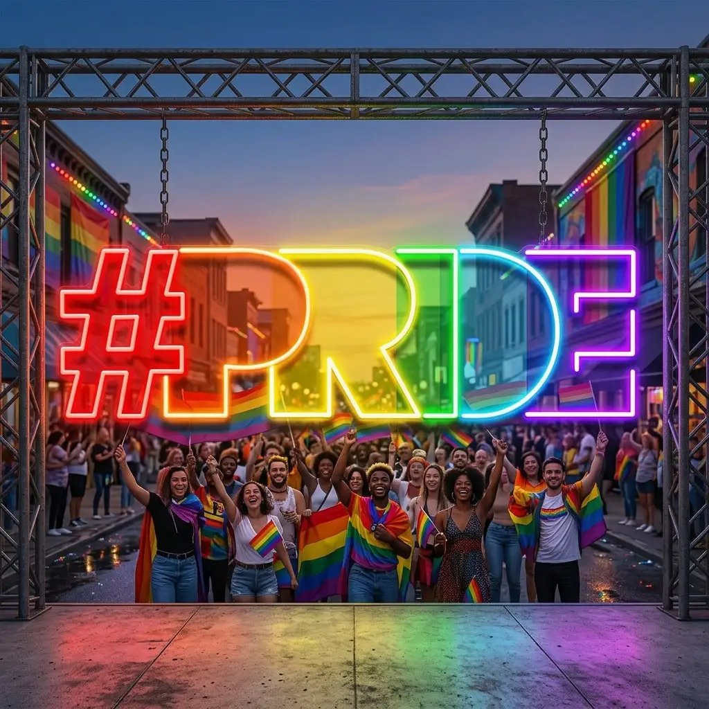 Pride LED Neon Sign Light Pop Art