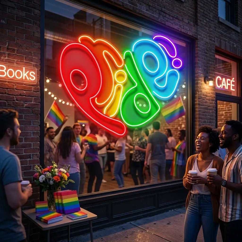 Pride In Heart LED Neon Sign Light Pop Art